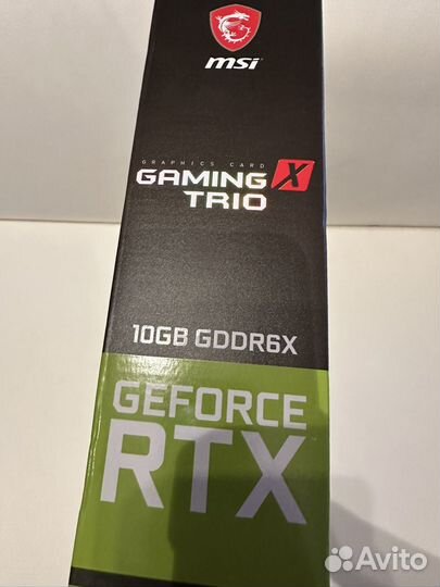 Видеокарта rtx 3080 msi gaming x trio