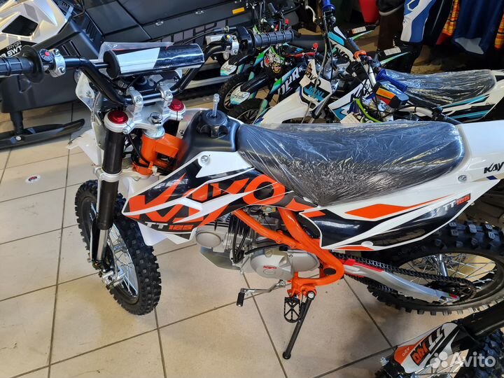 Питбайк Kayo TT125em электро стартер (2023г)