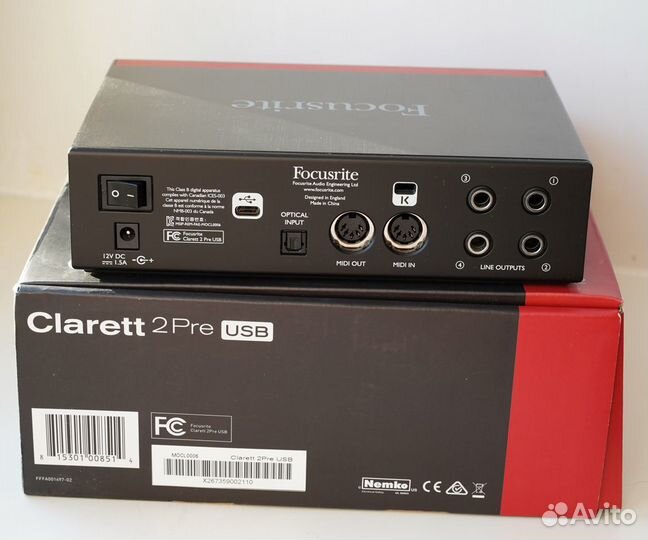 Focusrite Clarett 2Pre USB