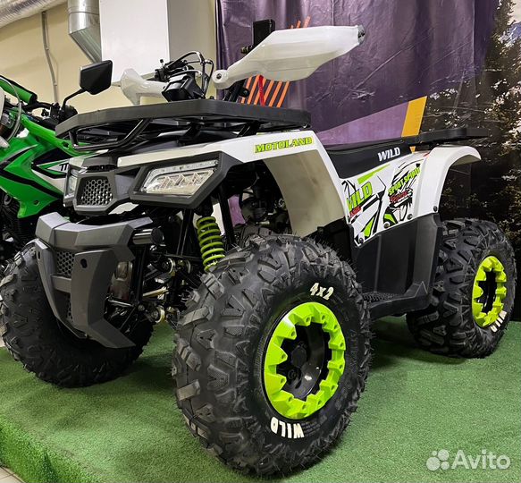 Квадроцикл (п) 125 wild basic белый