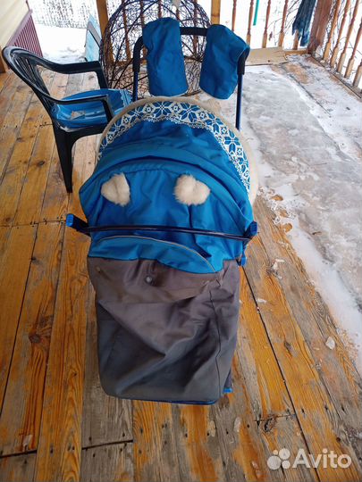 Детские санки коляска бу