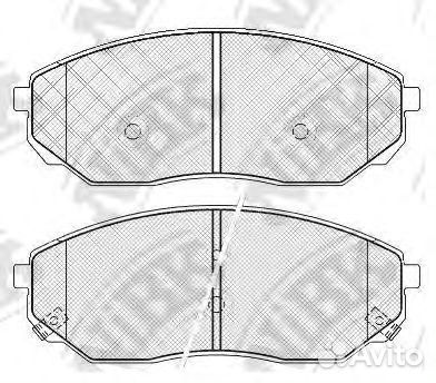 Колодки тормозные передние