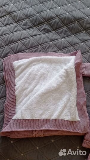 Комплект на выписку осень-зима вязаный шерсть