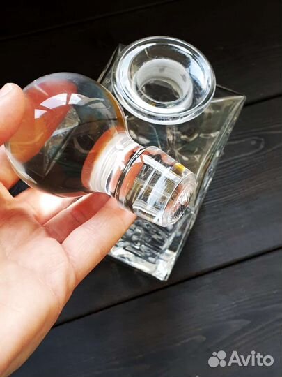 Графин для бренди, виски, Италия хрусталь