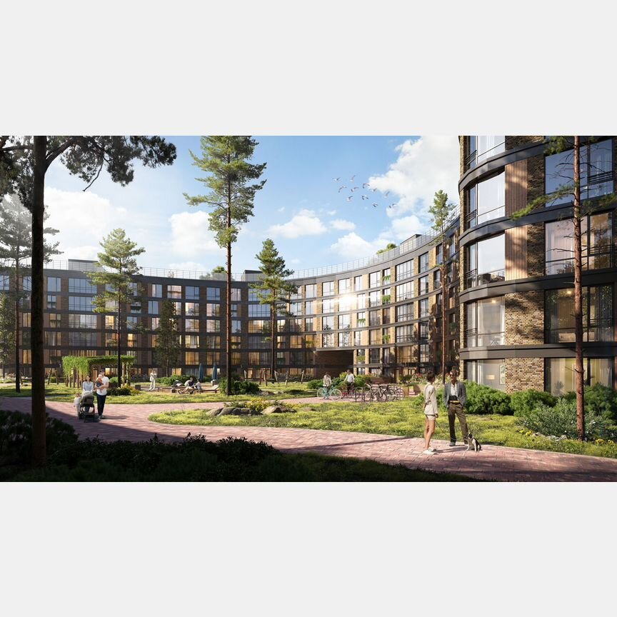 3-к. апартаменты, 87,7 м², 1/10 эт.