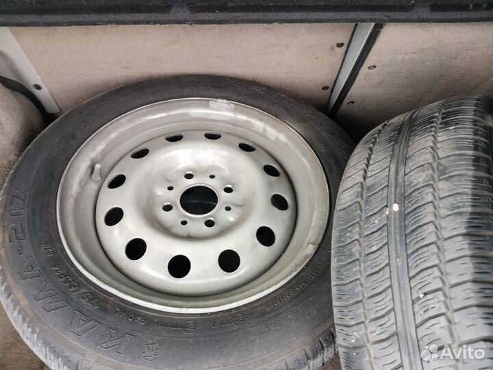 Колеса R14 летние в сборе, резина Кама