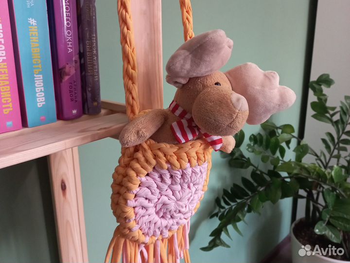 Сумка из трикотажной пряжи