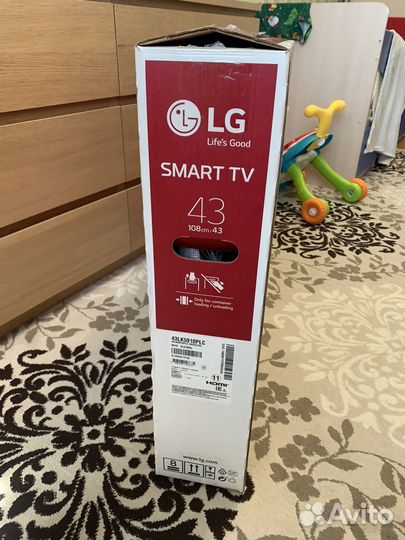 Телевизор lg SMART tv 43 дюйма