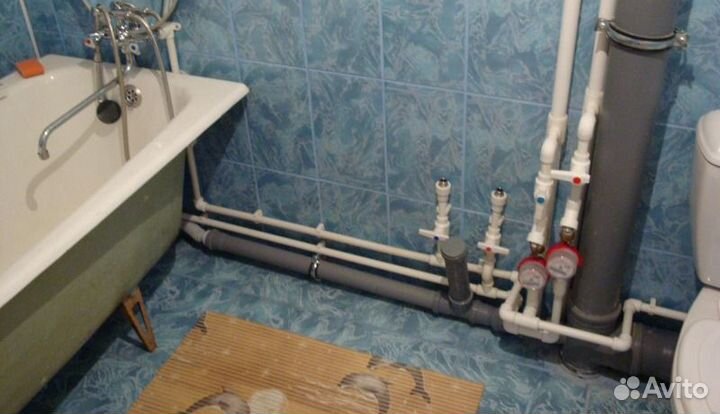 Монтаж отопления, водопровода, канализации