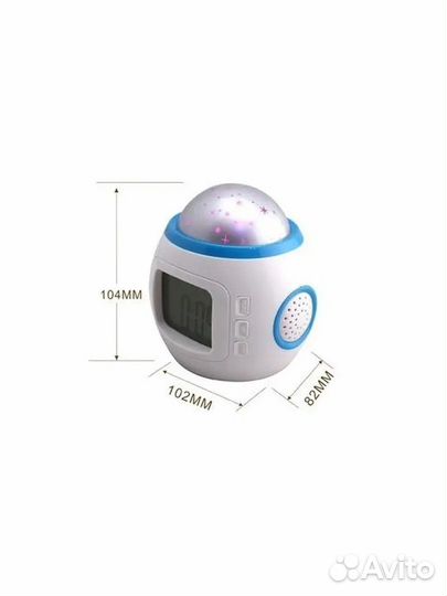 Часы-светильник Music And Starry Sky Calendar