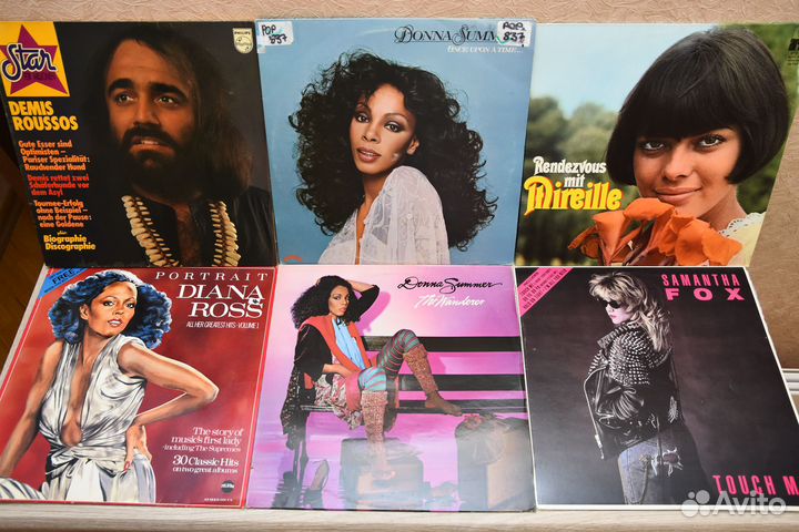 Marvin Gaye, James Brown, Cher, Donna Summer