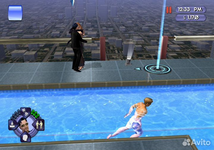 The Sims Bustin Out Platinum, б/у, английский PS2