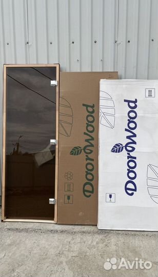 Дверь стеклянная для бани и сауны 1700х700