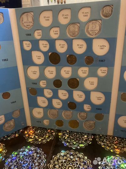 Албом с монетами СССР с 1961-1991
