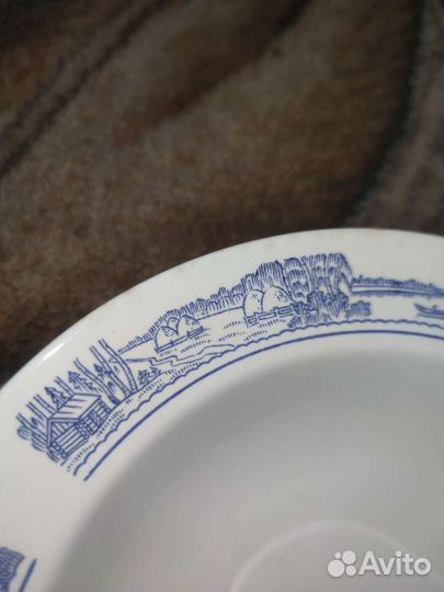 Тарелка зик 23,5 см глубокая СССР