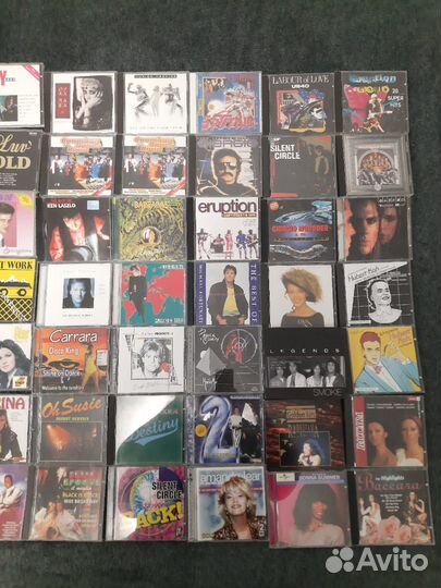 CD диски фирменные. Диско-80х