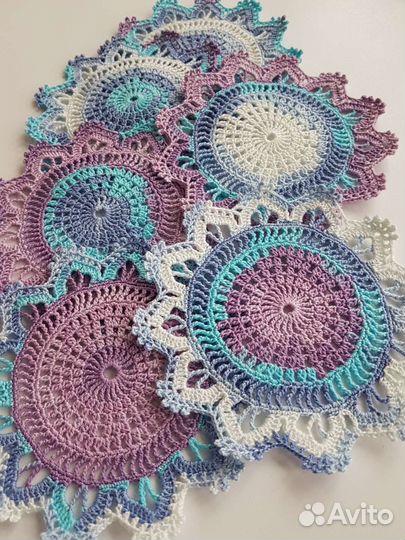 Салфетки подставки под горячее или цветы