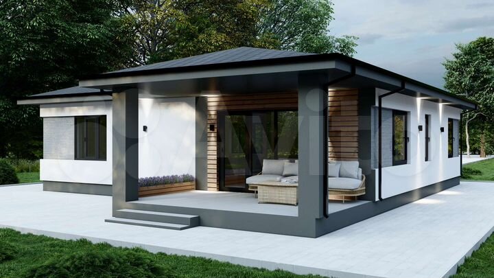 Дом 97 м² на участке 6 сот.