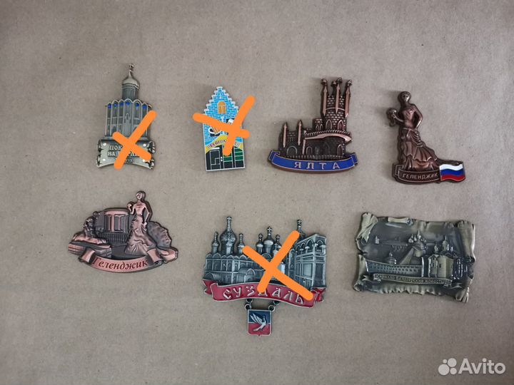 Магниты сувенирные на холодильник