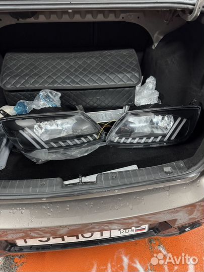 Пепедние фары granta sport гранта