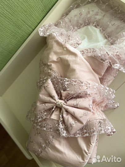 Конверт на выписку для девочки демисезонн