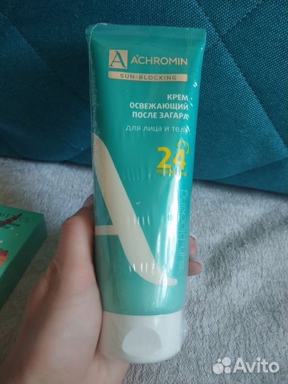 Набор из крема после загара и мыла