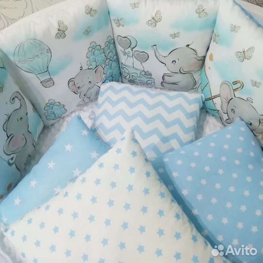 Бортики в кроватку 