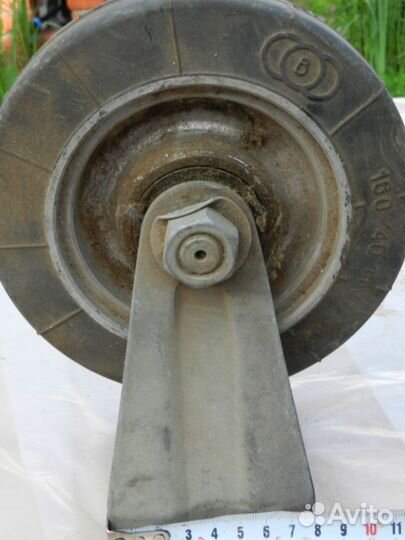 Колесо для тележки с опорой ф160(одно)