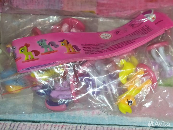 Фигурки Пони, Девочек из разных шок.яиц и десертов