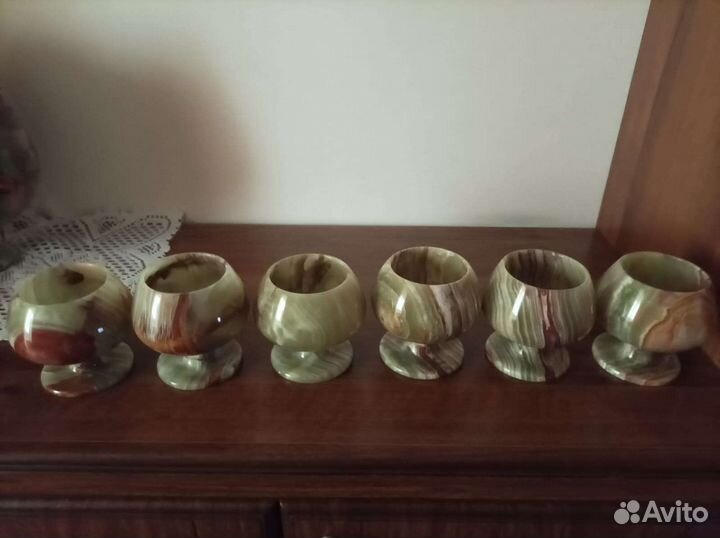 Набор бокалов из оникса