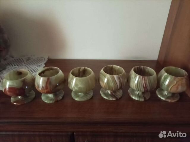 Набор бокалов из оникса
