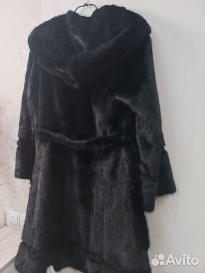 Шуба норковая 48 50 длинная бу