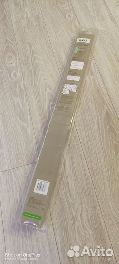 Угловой карниз для ванной iddis, 90-270 см белый