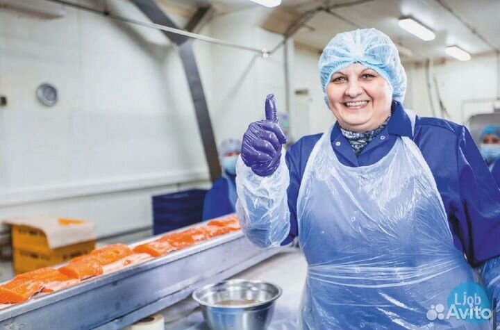 Москва Вахта-Разнорабочий в цех рыбных деликатесов