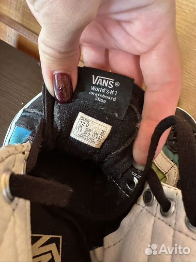 Детские кеды vans us12, 29р