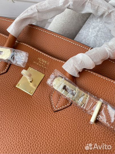 Сумка hermes birkin 35 натуральная кожа