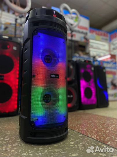 Портативная колонка с микрофоном 6210w