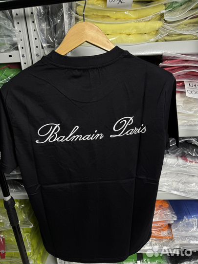 Футболка Balmain-Logo Embroidery (унисекс)