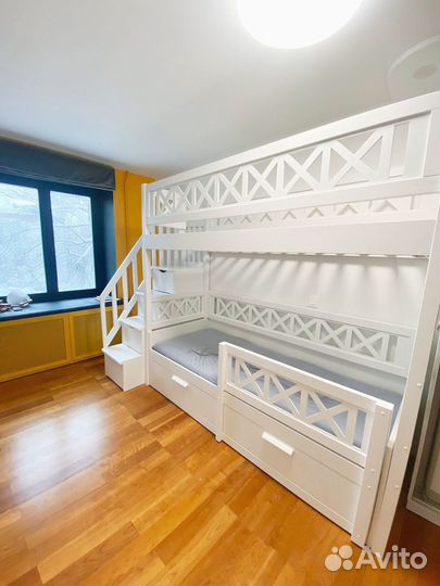 Детская кровать чердак Чердак Романтик