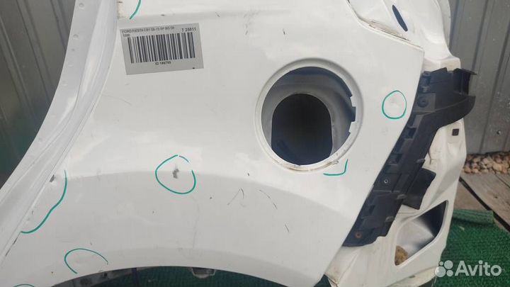 Крыло заднее левое Ford Fiesta (CB1) 2009