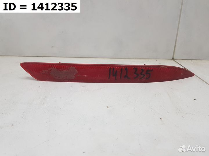 Светоотражатель катафот заднего бампера правый Hyu