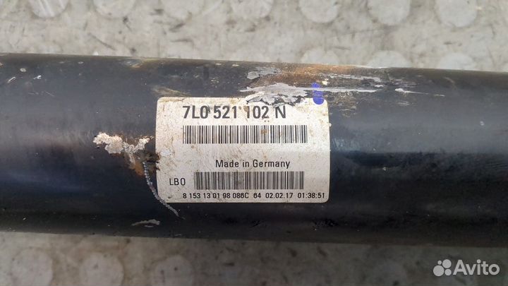 Кардан задний Porsche Cayenne, 2005