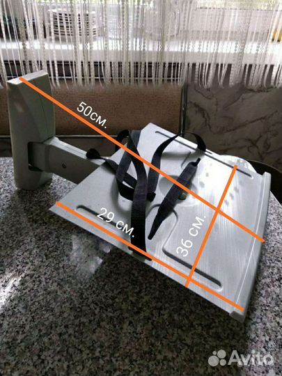 Полка под телевизор подвесная