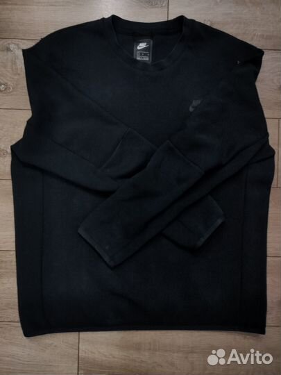 Свитшот nike tech fleece black