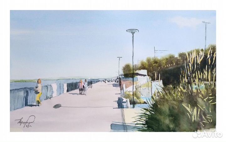 Акварельная картина 