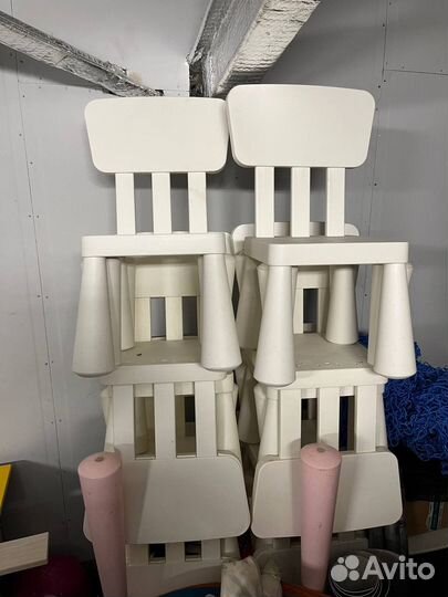 Детский стол и стул IKEA