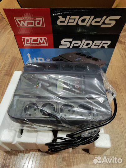 Новый ибп Powercom Spider SPD-750U LCD
