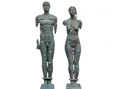 Современная скульптура Адам и Ева 190 см