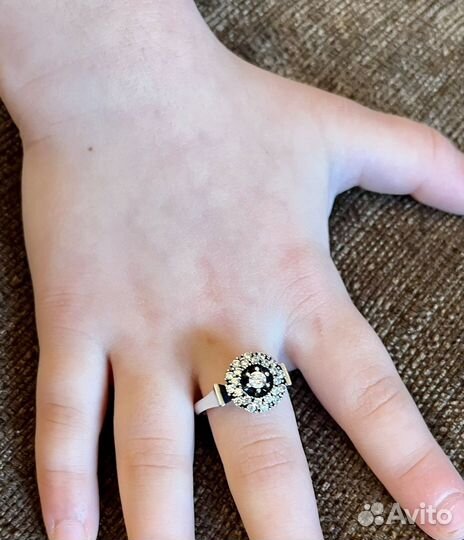 Кольцо серебро Кубачи