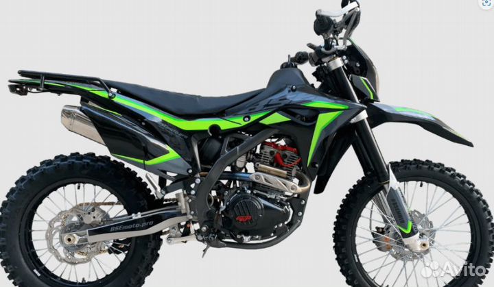 Эндуро / кроссовый мотоцикл BSE Z6 Neon Track (025